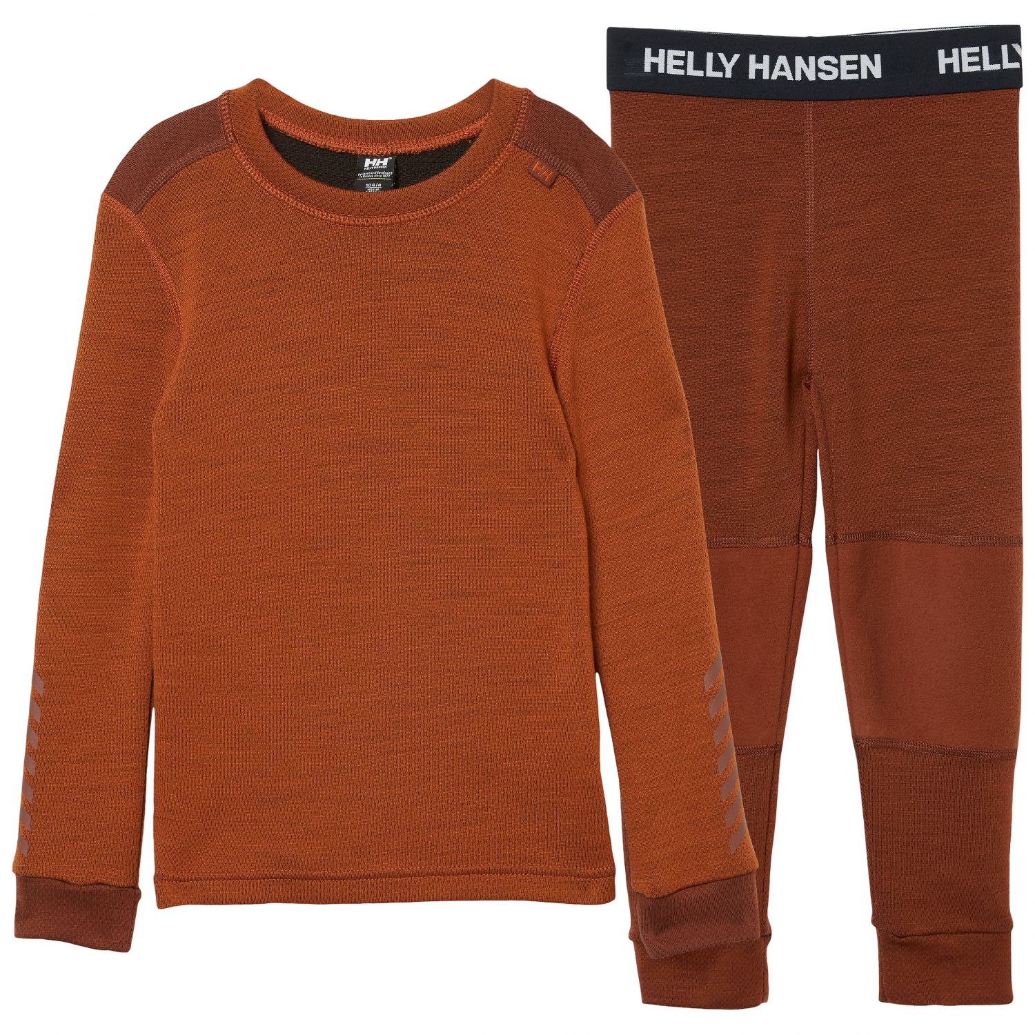 Helly Hansen Lifa Merino, sada, deti, hnedá