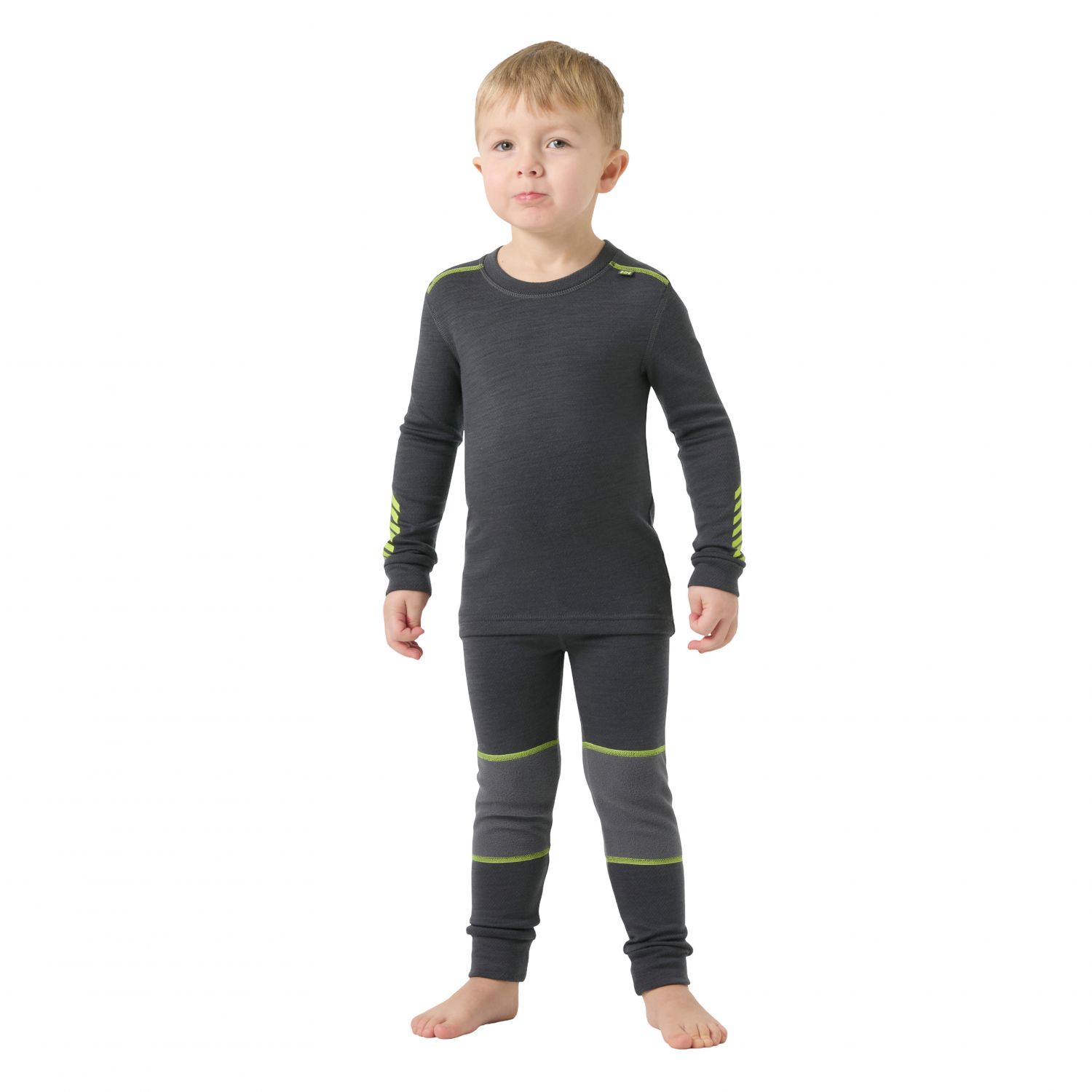 Helly Hansen Lifa Merino, sada, pre deti, sivá