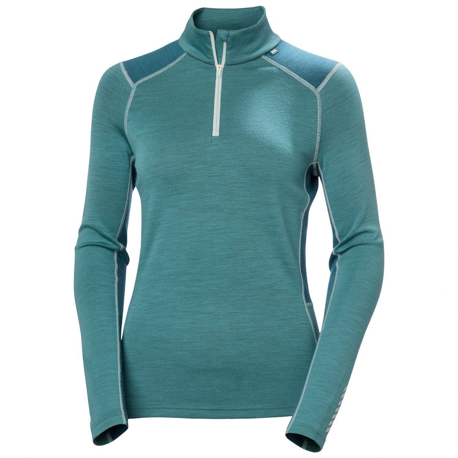 Helly Hansen Lifa Merino st?edn? teplá 1/2 Zip, dámská, zelená