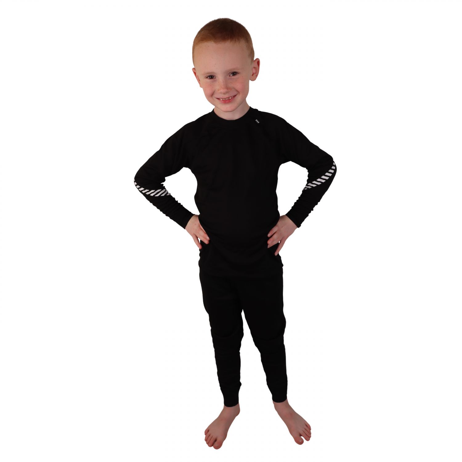 Helly Hansen Lifa, set, junior, nero