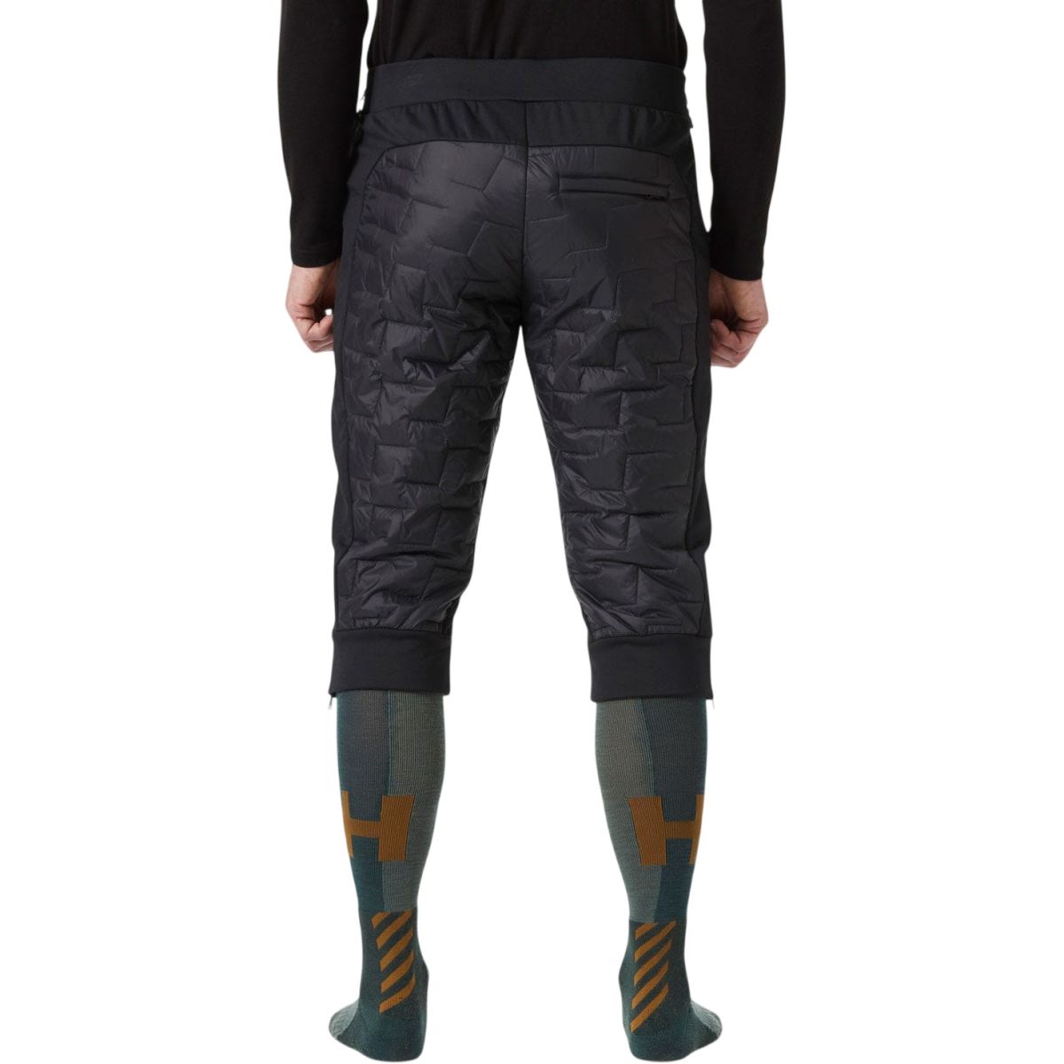 Helly Hansen Lifaloft Full Zip Insulator 3/4 Pant, herre, sort