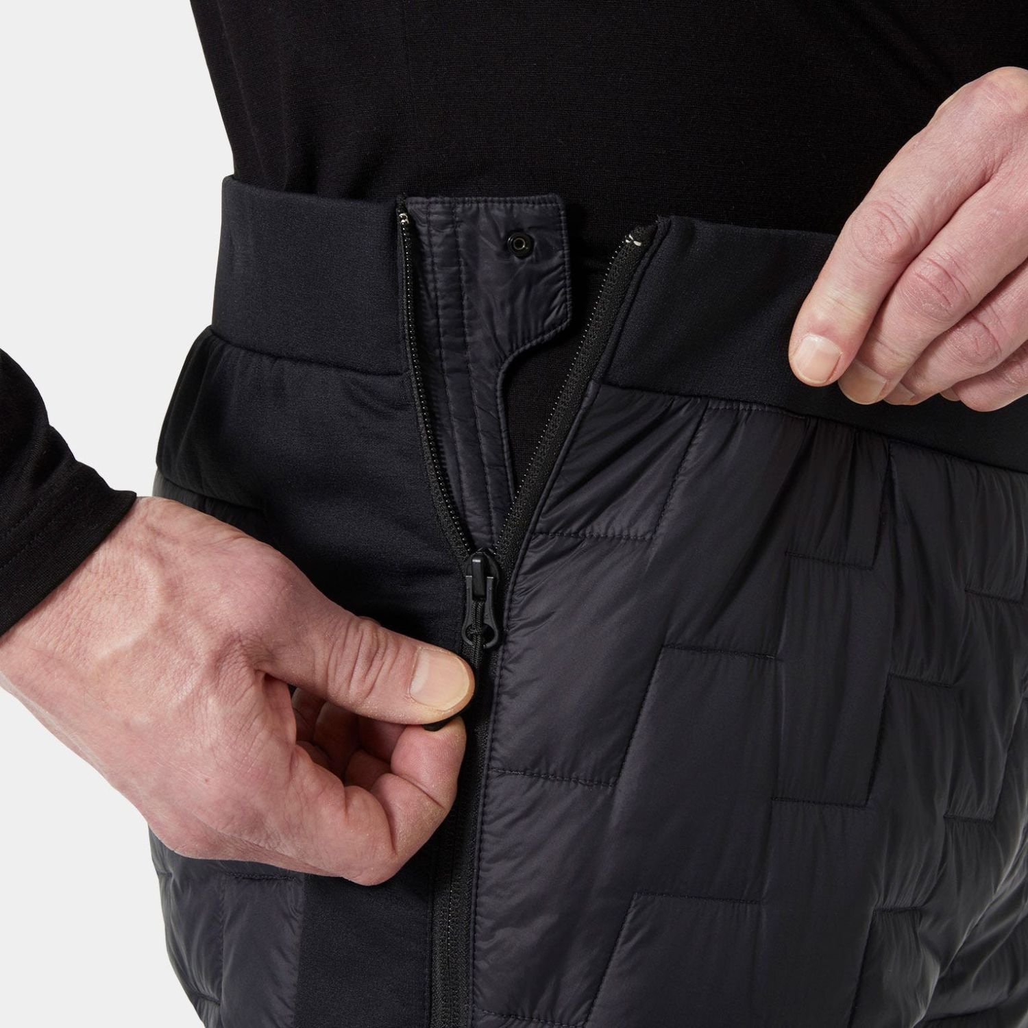 Helly Hansen Lifaloft Full Zip Insulator 3/4 Pant, men, black