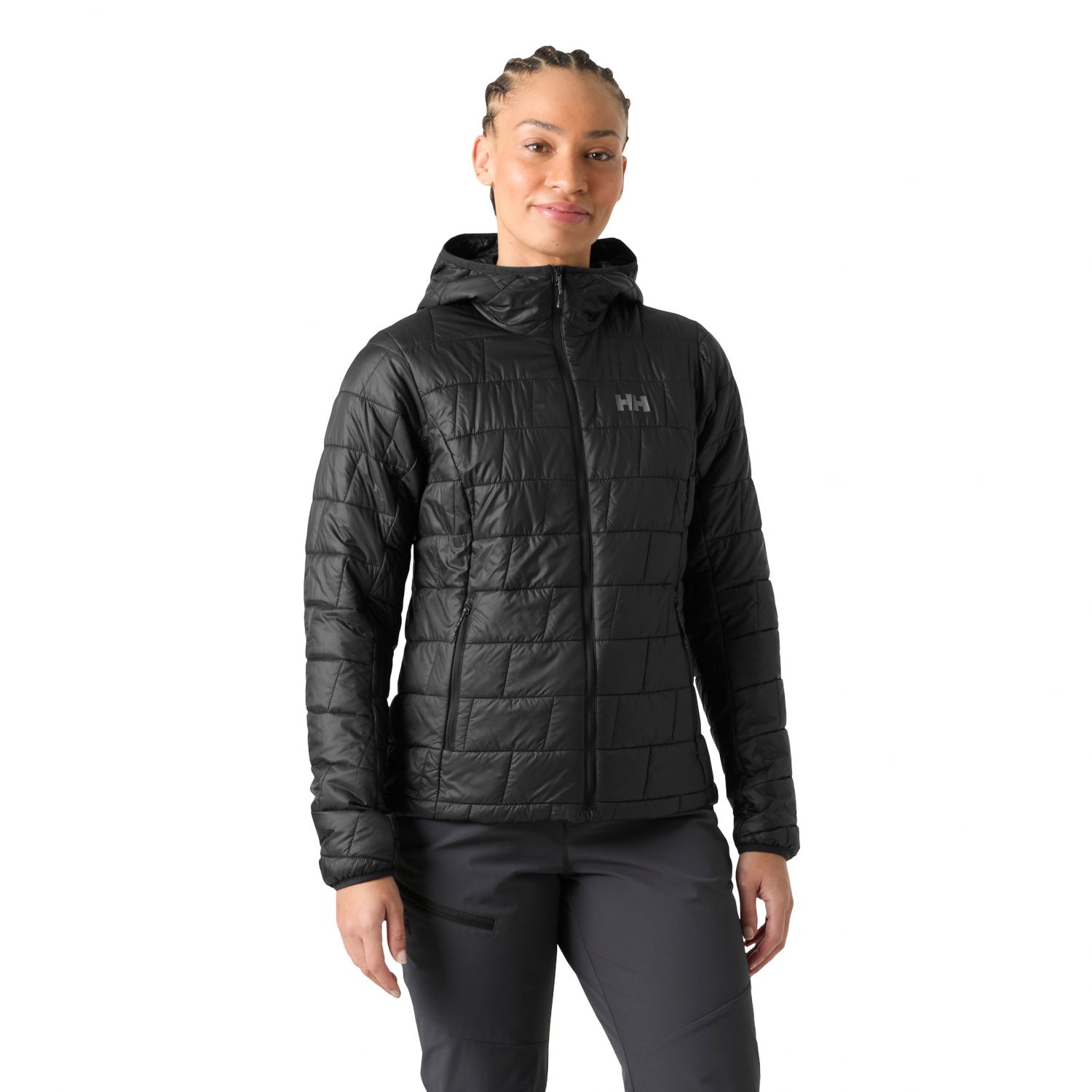 Helly Hansen Lifaloft Hooded, Faser-Daunenjacke, Damen, Schwarz