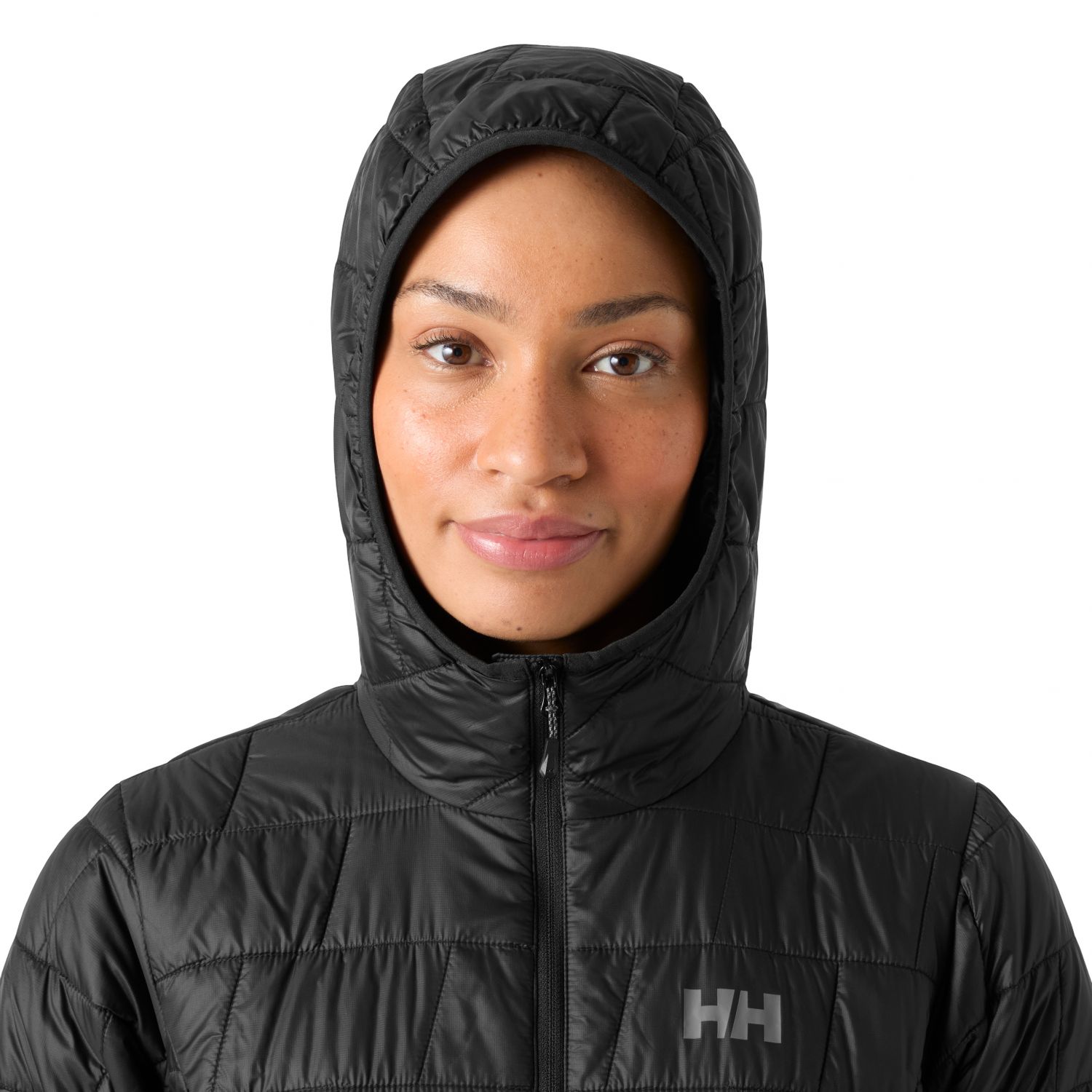 Helly Hansen Lifaloft Hooded, fiberdunjakke, dame, sort