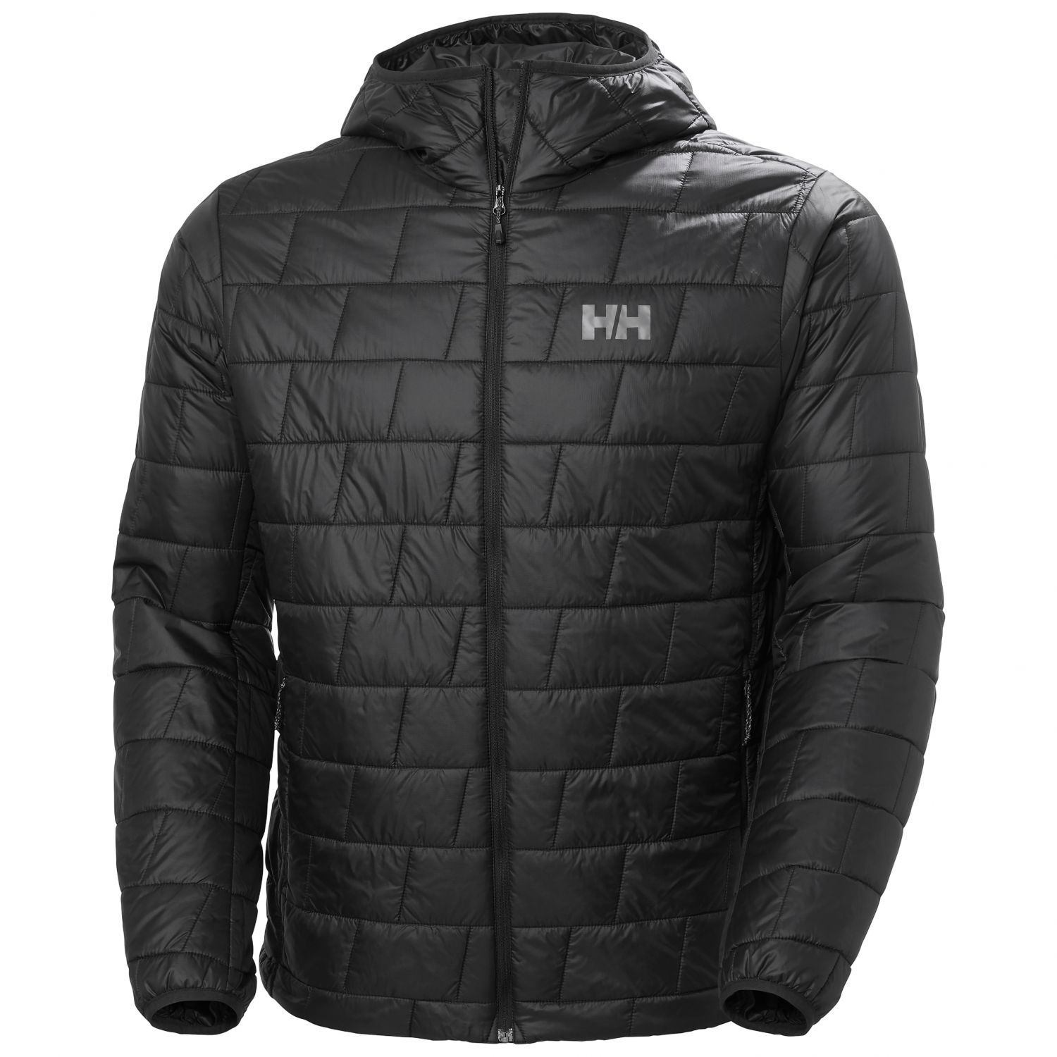 Helly Hansen Lifaloft Hooded, jaqueta acolchoada com fibra, masculino, preto