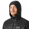 Helly Hansen Lifaloft Hooded, jaqueta acolchoada com fibra, masculino, preto