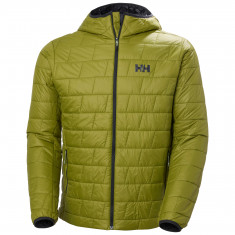 Helly Hansen Lifaloft Hooded, jaqueta acolchoada de fibra, masculino, verde