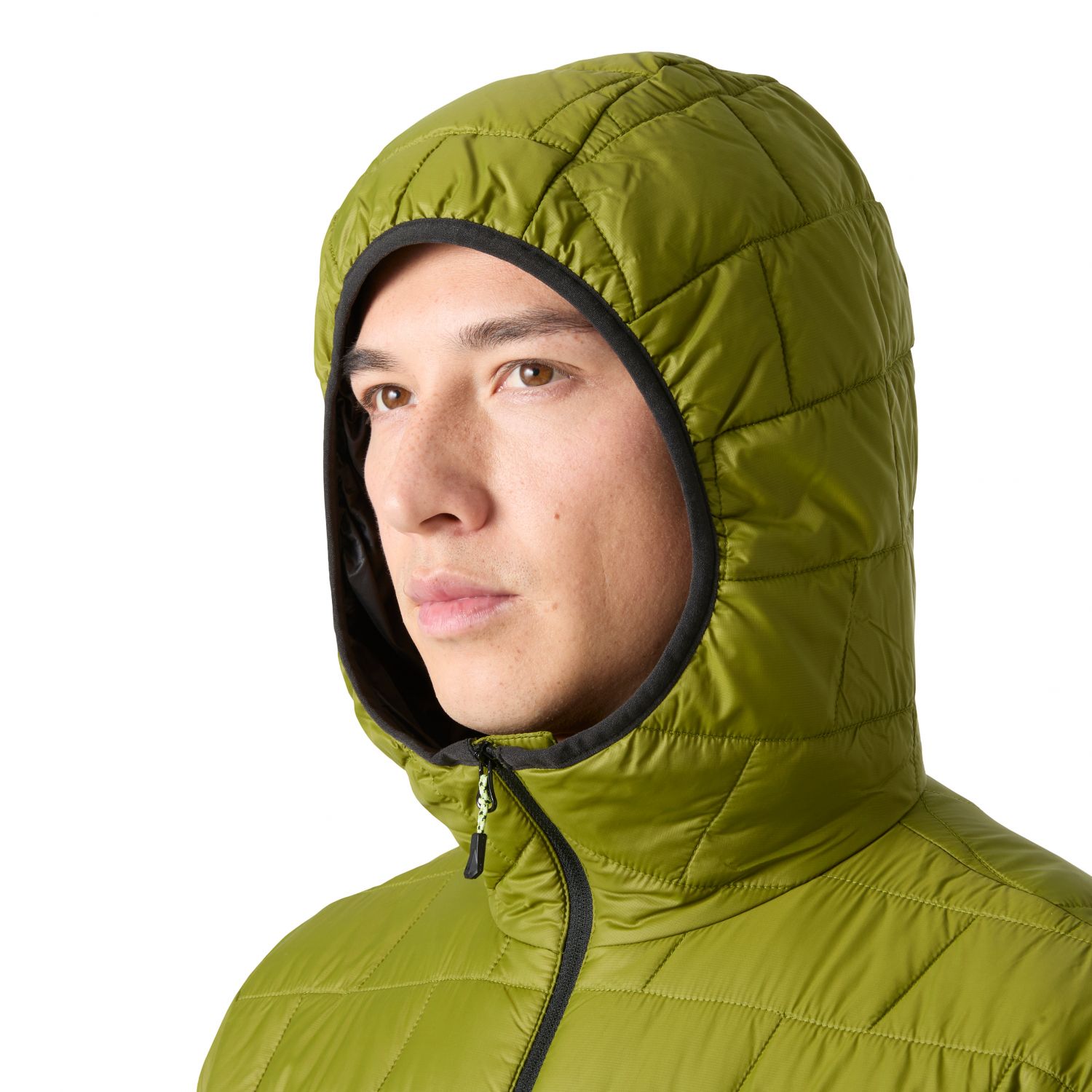 Helly Hansen Lifaloft Hooded, jaqueta acolchoada de fibra, masculino, verde