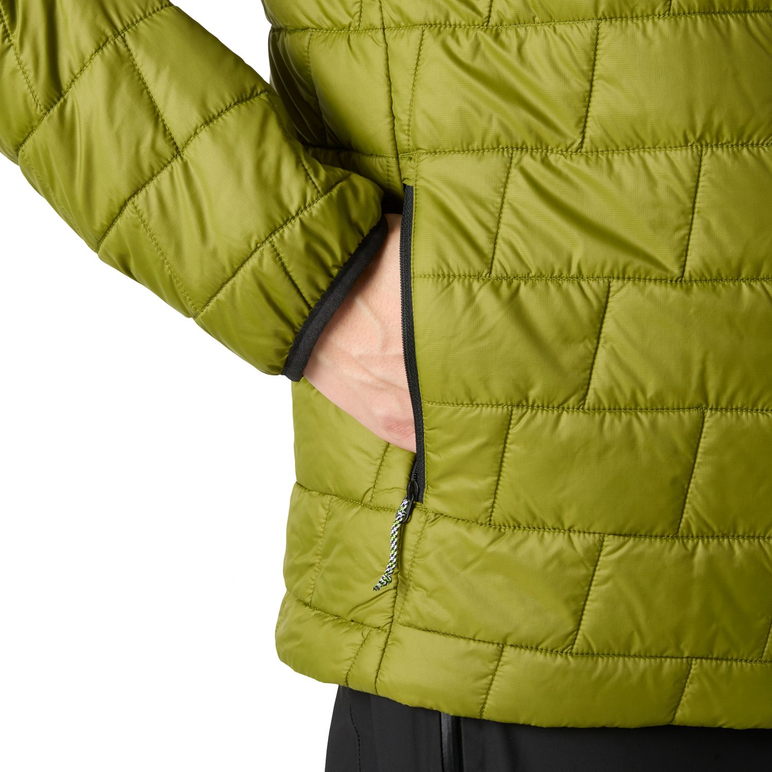 Helly Hansen Lifaloft Hooded, jaqueta acolchoada de fibra, masculino, verde