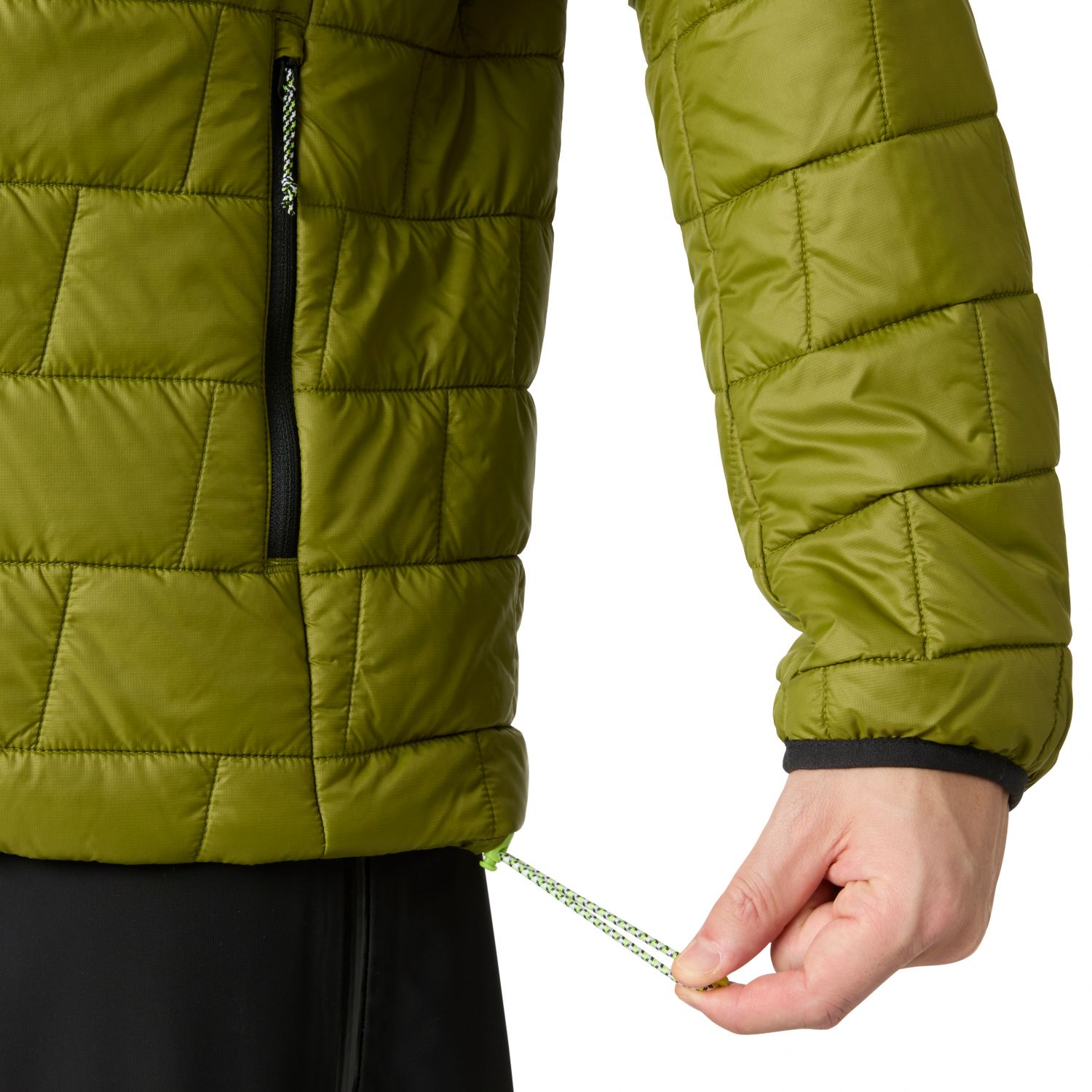 Helly Hansen Lifaloft Hooded, jaqueta acolchoada de fibra, masculino, verde