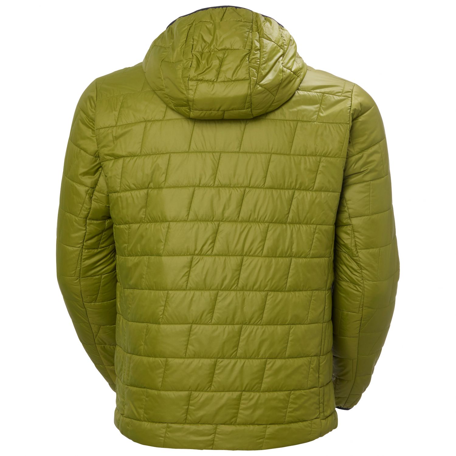 Helly Hansen Lifaloft Hooded, jaqueta acolchoada de fibra, masculino, verde