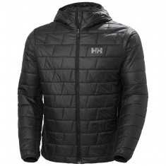 Helly Hansen Lifaloft Hooded, syntetická prešívaná bunda, pánske, čierna