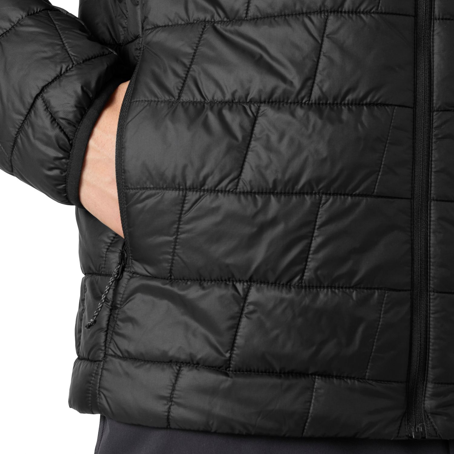 Helly Hansen Lifaloft, jaqueta acolchoada de fibra sintética, masculino, preto