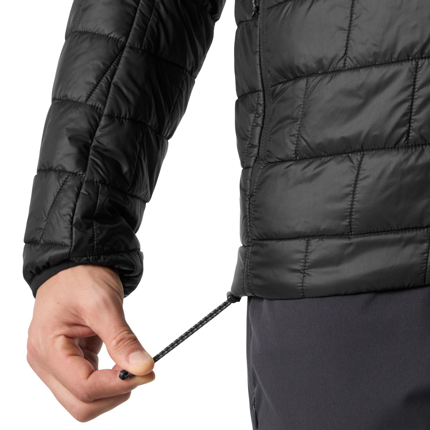 Helly Hansen Lifaloft, jaqueta acolchoada de fibra sintética, masculino, preto