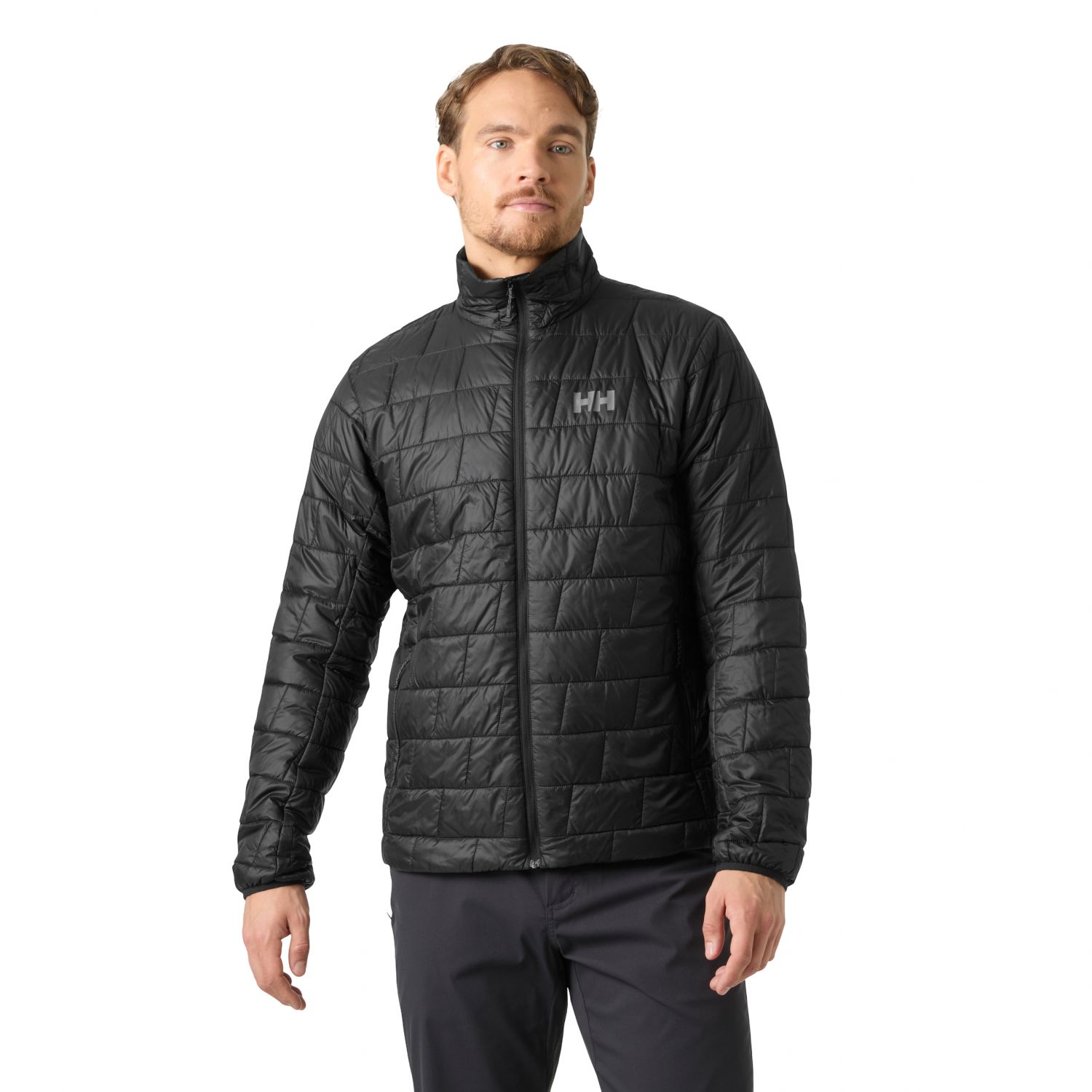 Helly Hansen Lifaloft, jaqueta acolchoada de fibra sintética, masculino, preto