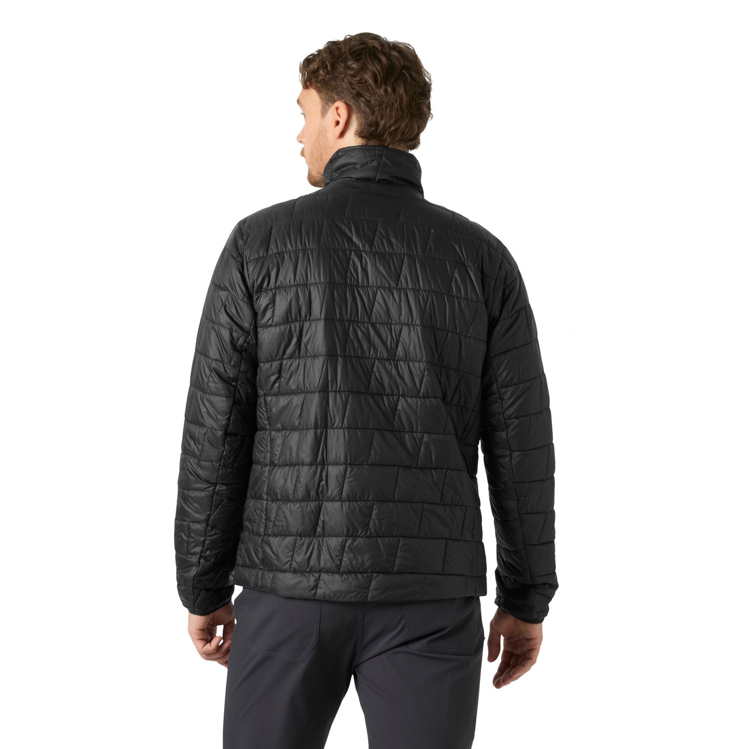 Helly Hansen Lifaloft, jaqueta acolchoada de fibra sintética, masculino, preto