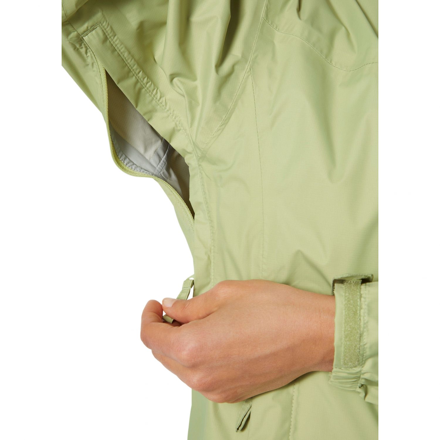 Helly Hansen Loke, giacca da pioggia, donna, verde chiaro