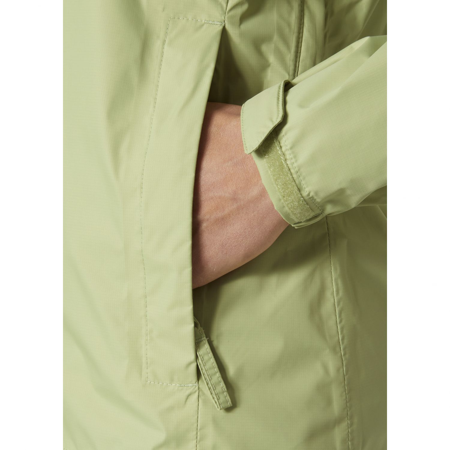 Helly Hansen Loke, giacca da pioggia, donna, verde chiaro