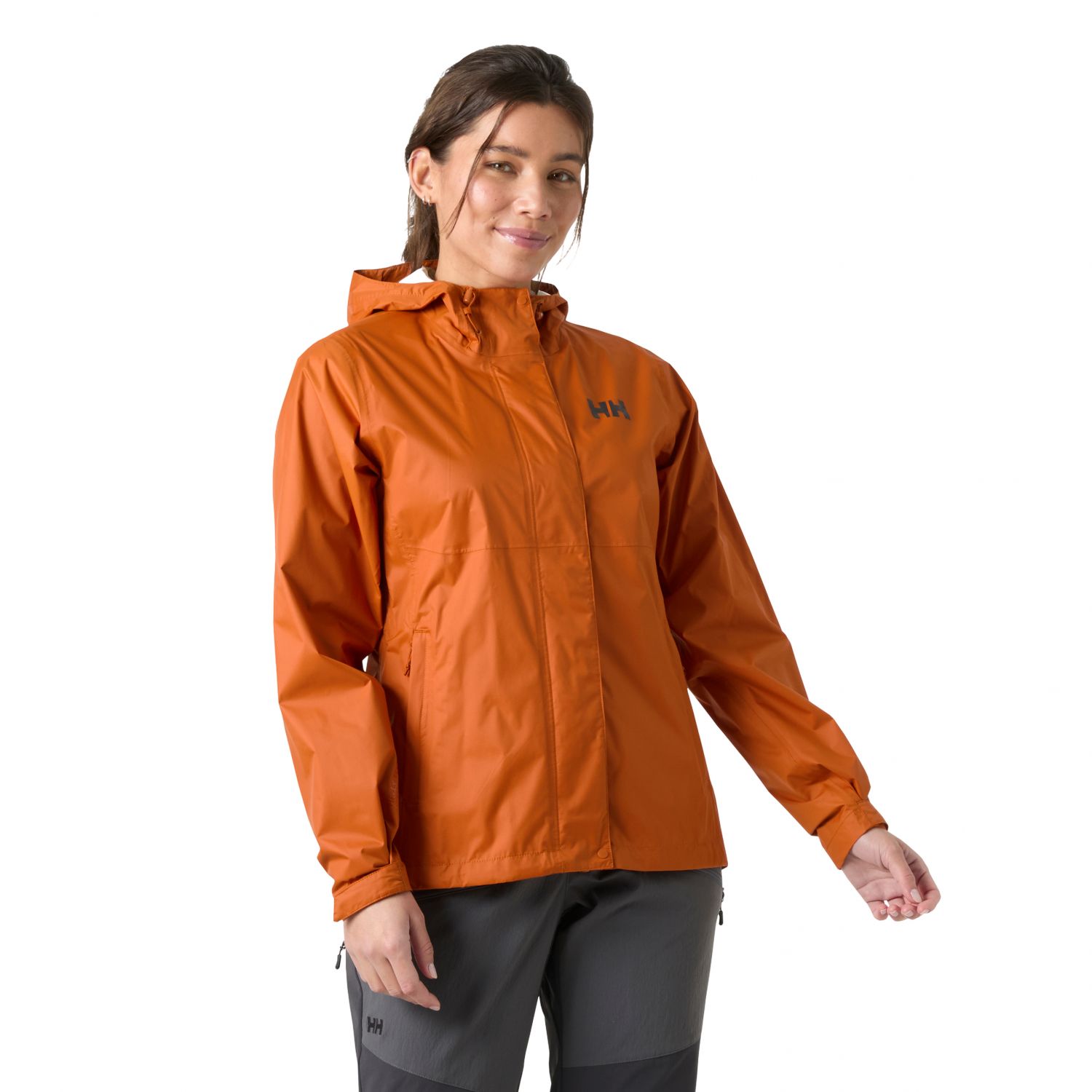 Helly Hansen Loke, jaqueta de chuva, feminino, marrom