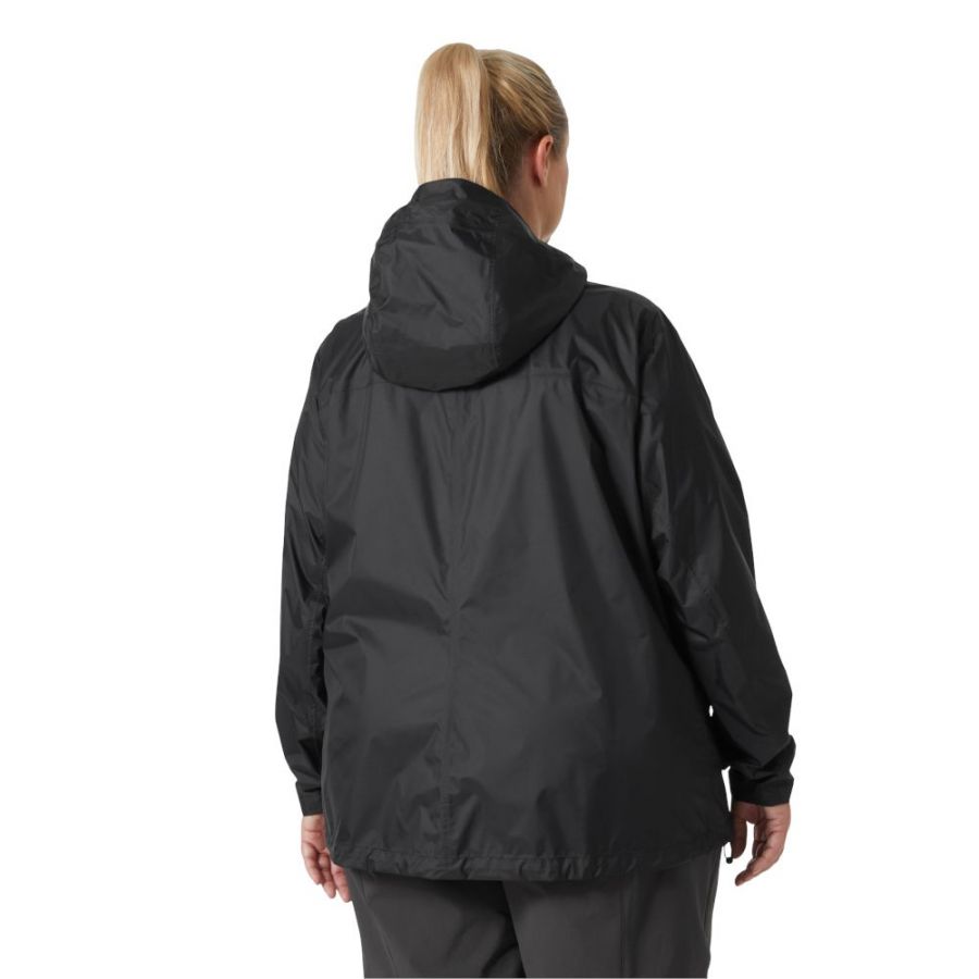 Helly Hansen Loke Plus, impermeável, senhora, preto