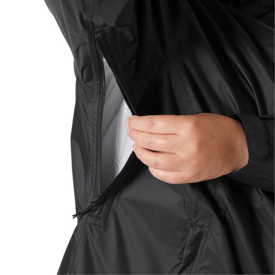 Helly Hansen Loke Plus, impermeável, senhora, preto