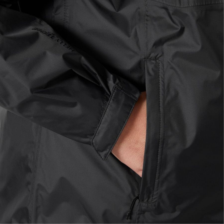 Helly Hansen Loke Plus, impermeável, senhora, preto