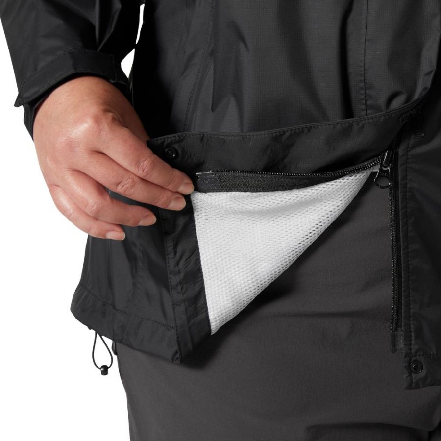 Helly Hansen Loke Plus, impermeável, senhora, preto