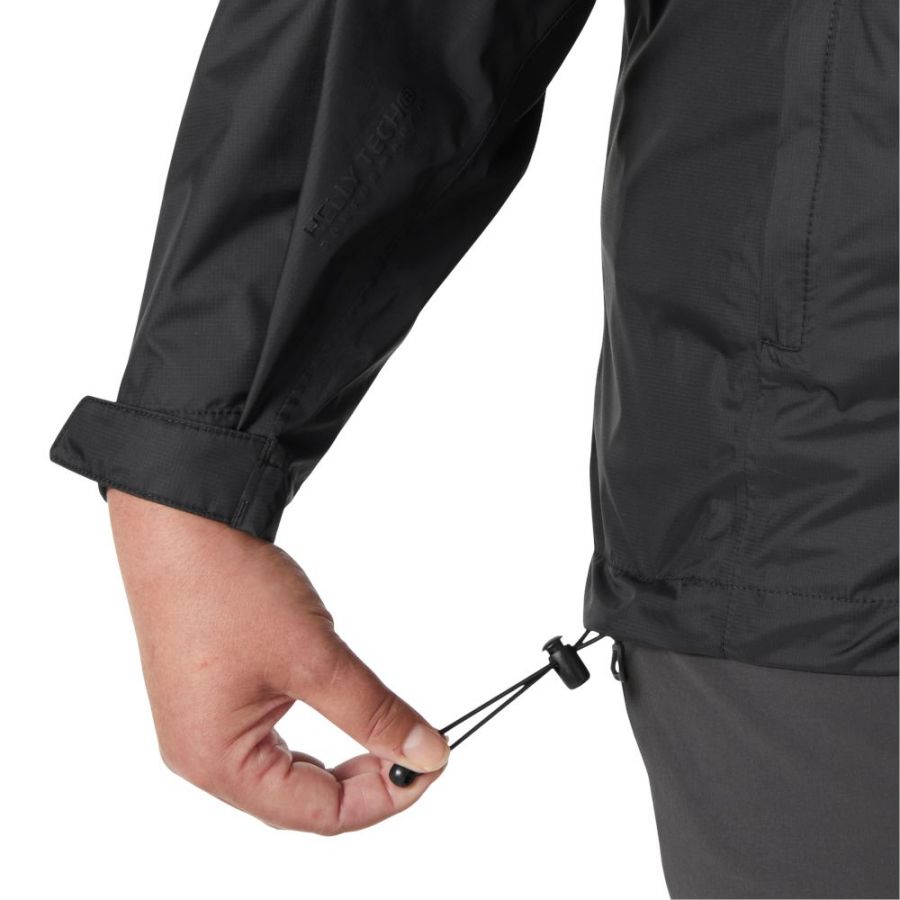 Helly Hansen Loke Plus, jachetă de ploaie, femei, negru