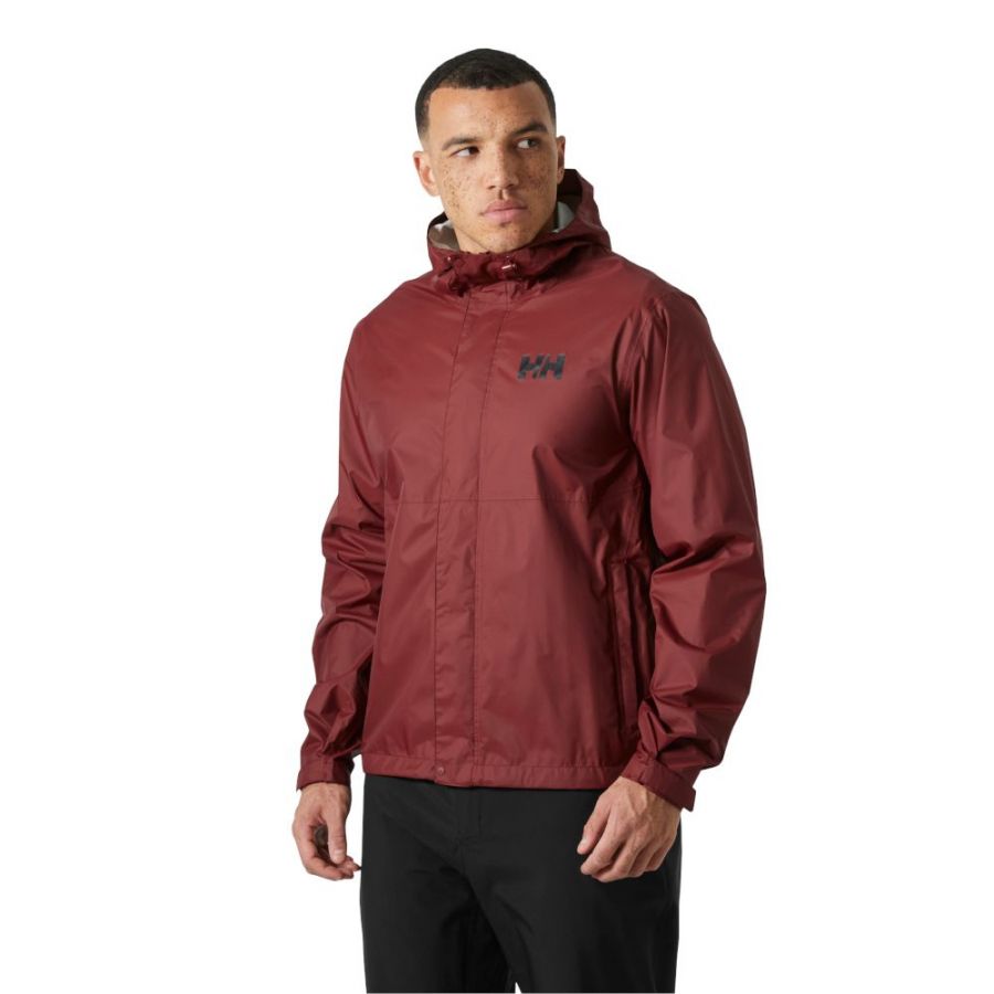 Helly Hansen Loke, regenjas, heren, donkerrood