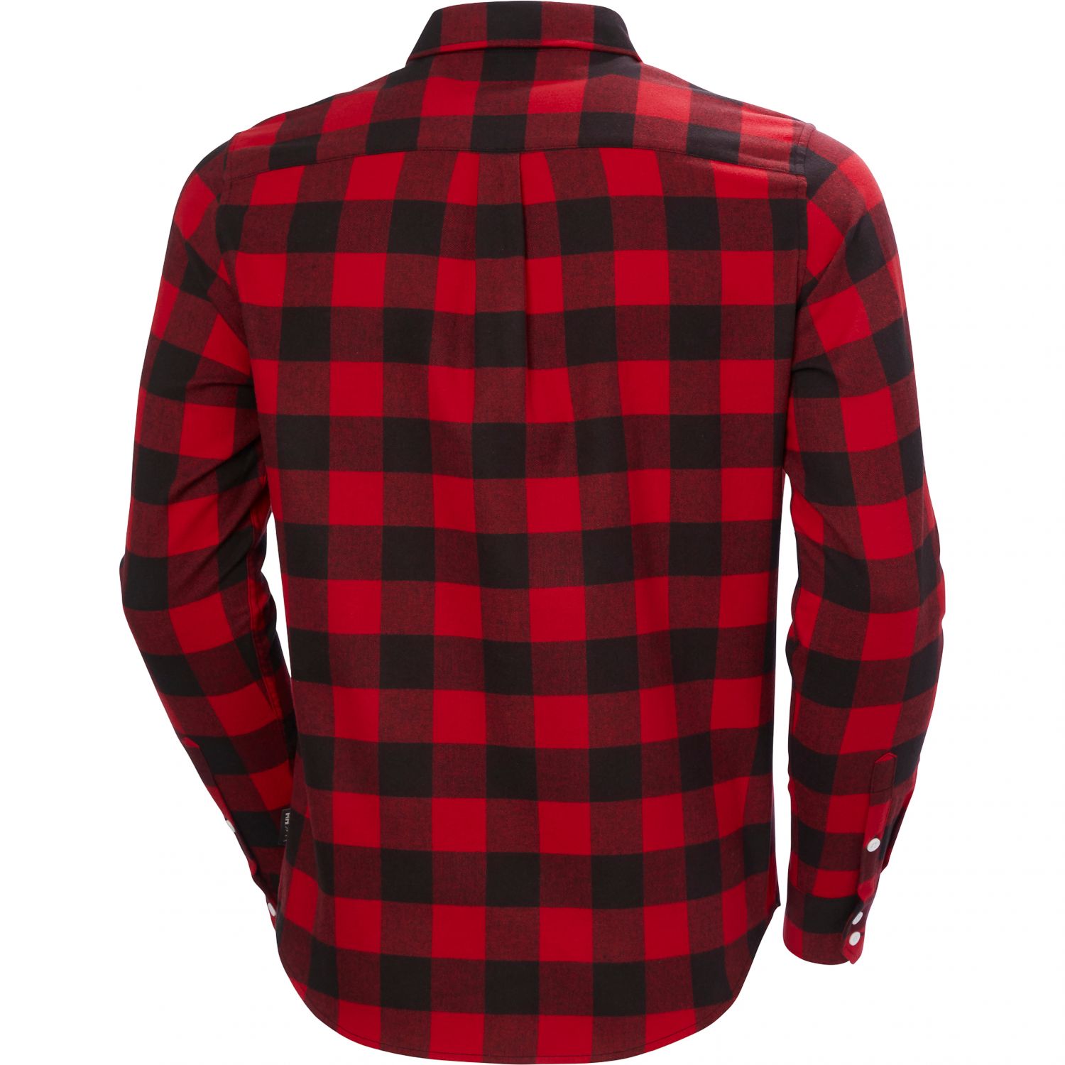 Helly Hansen Lokka Flannel LS Shirt, camisa, homens, vermelho/preto