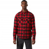 Helly Hansen Lokka Flannel LS Shirt, camisa, homens, vermelho/preto