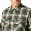 Helly Hansen Lokka Flannel LS Shirt, košile, pánská, zelená/hn?dá