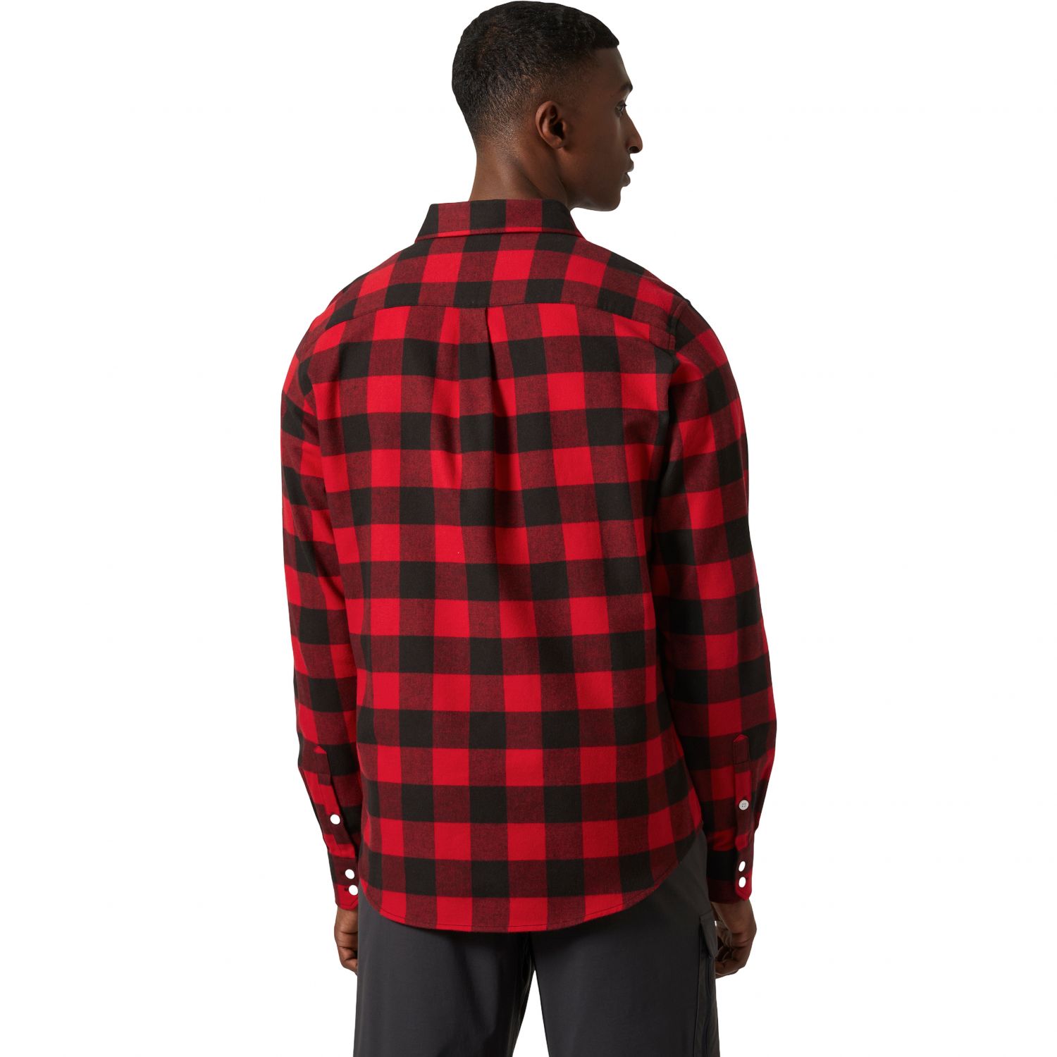 Helly Hansen Lokka Flannel LS Shirt, košeľa, pánska, červená/čierna