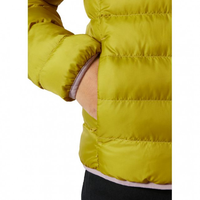 Helly Hansen Marka, casaco de penas em fibra, júnior, verde/cinzento