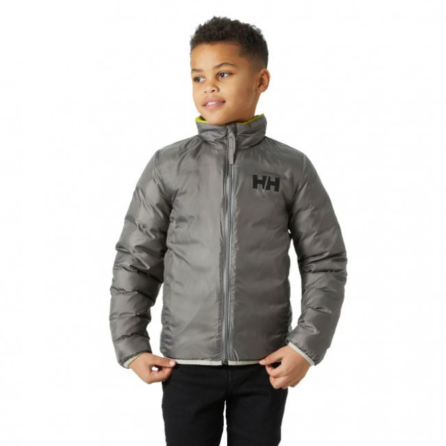 Helly Hansen Marka, jachetă cu puf din fibră, junior, verde/gri