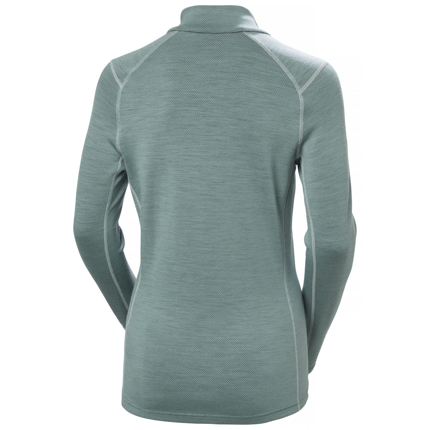 Helly Hansen Merino Midweight Graphic 1/2 Zip, dame, cactus