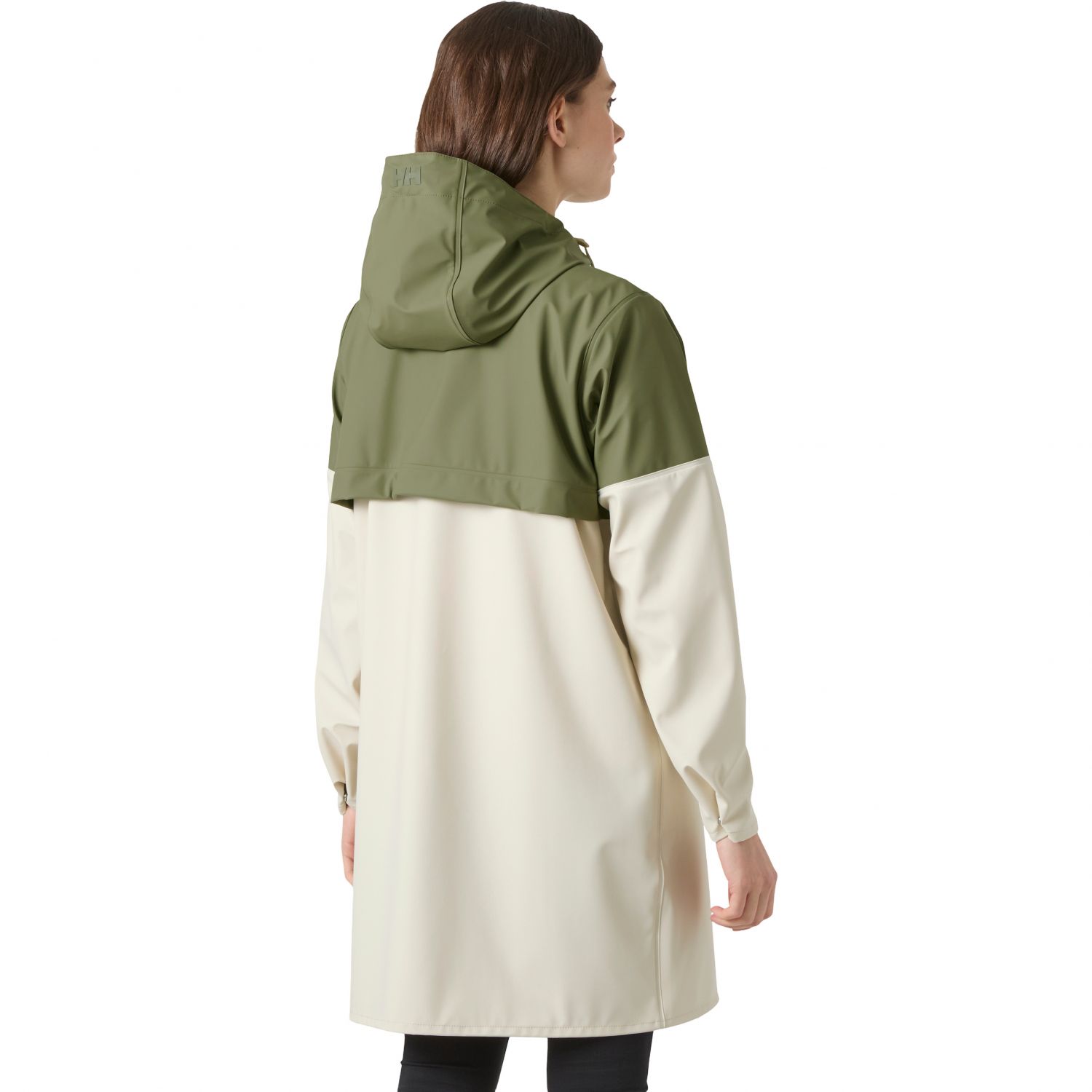 Helly Hansen Moss Block PU pelerină de ploaie, femei, bej/verde