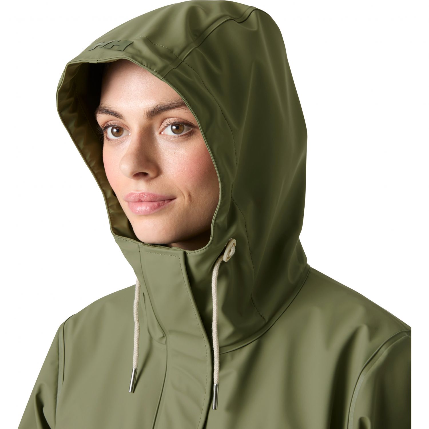 Helly Hansen Moss Block PU pelerină de ploaie, femei, bej/verde