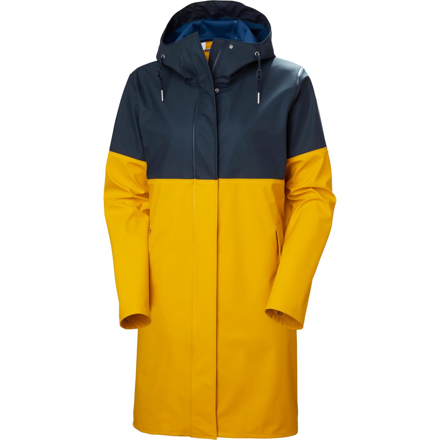 Helly Hansen Moss Block PU pelerină de ploaie, femei, galben/albastru