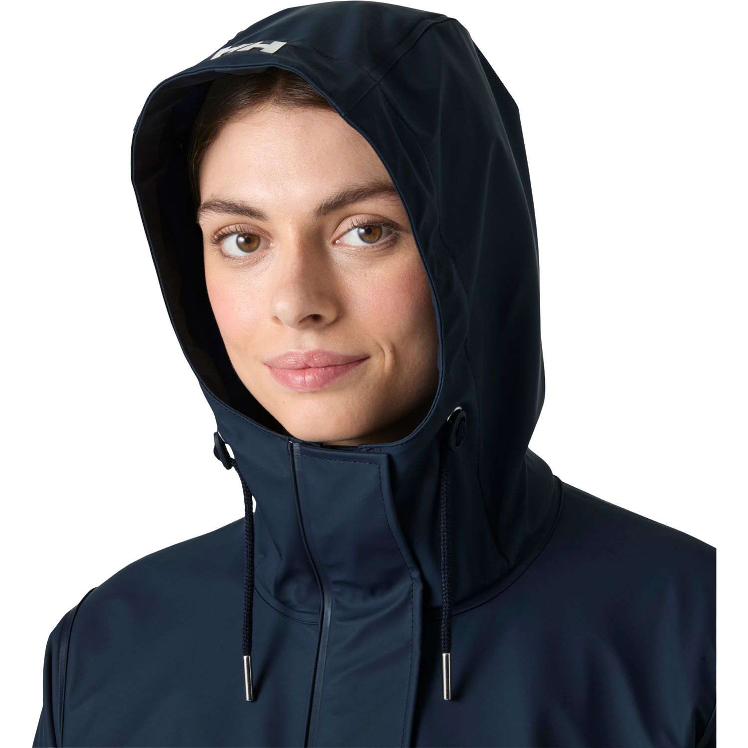 Helly Hansen Moss Block PU, regenjas, dames, navy/wit