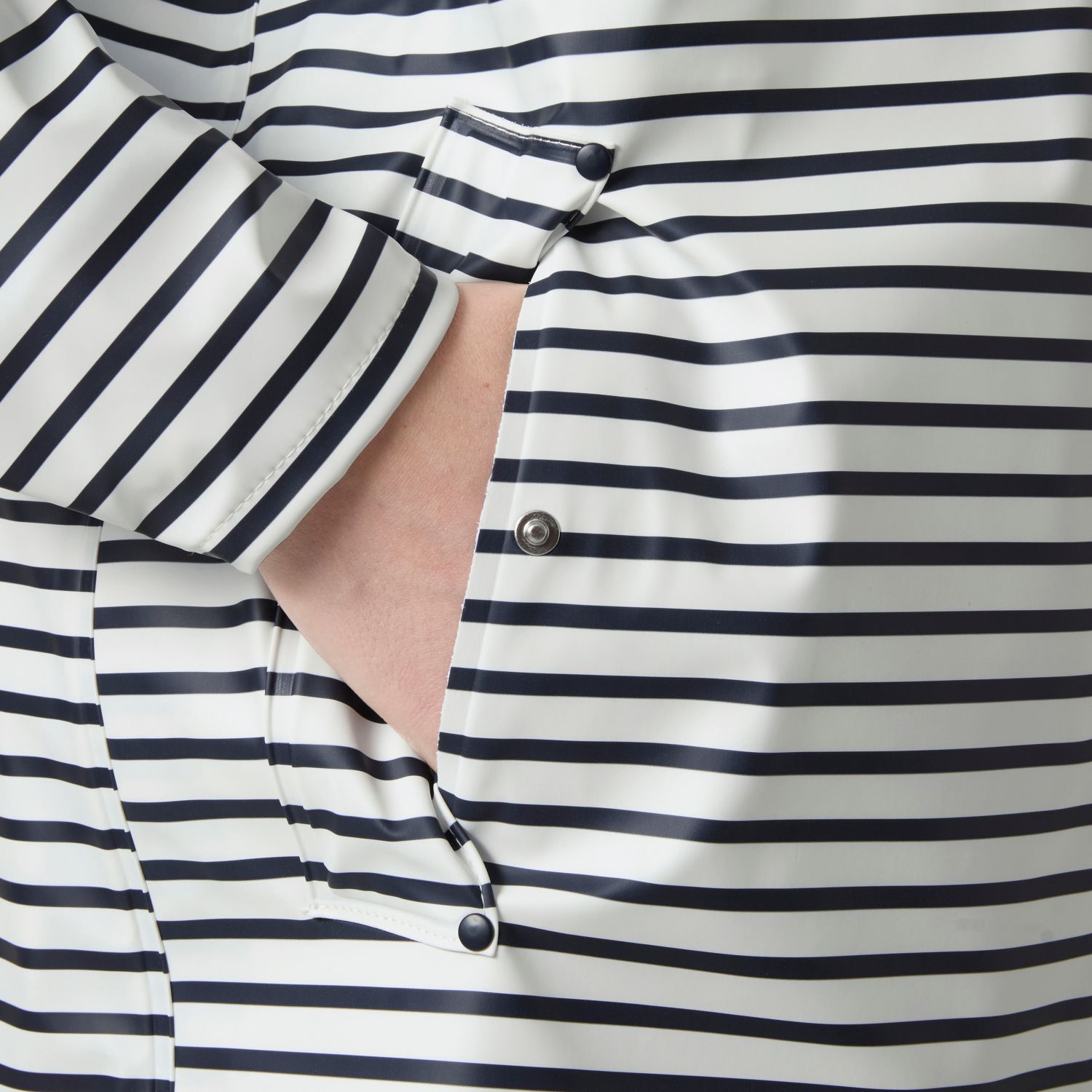 Helly Hansen Moss Block PU, sadetakki, naisten, navy/valkoinen