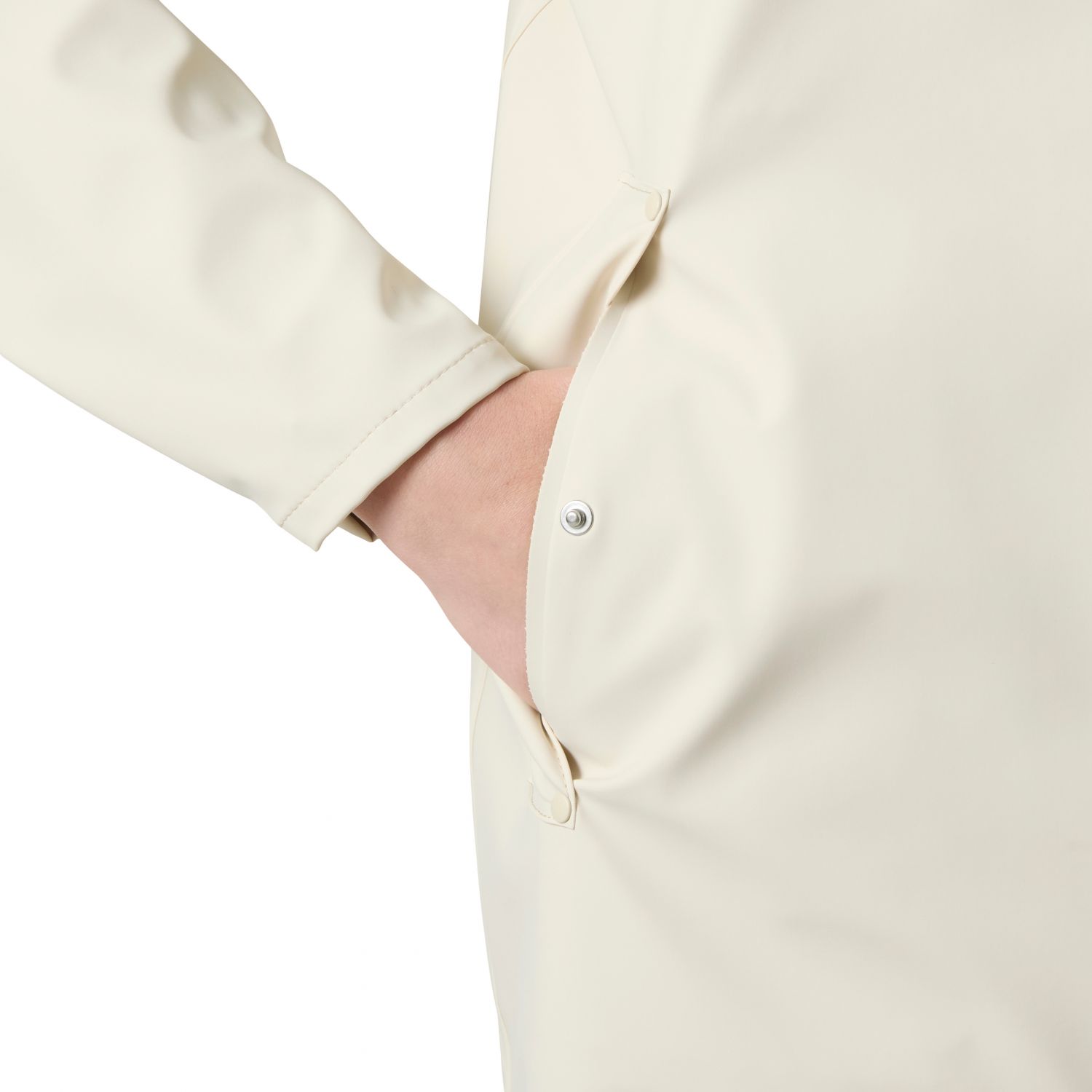 Helly Hansen Moss Block PU, sadetakki, naisten, valkoinen/vihreä