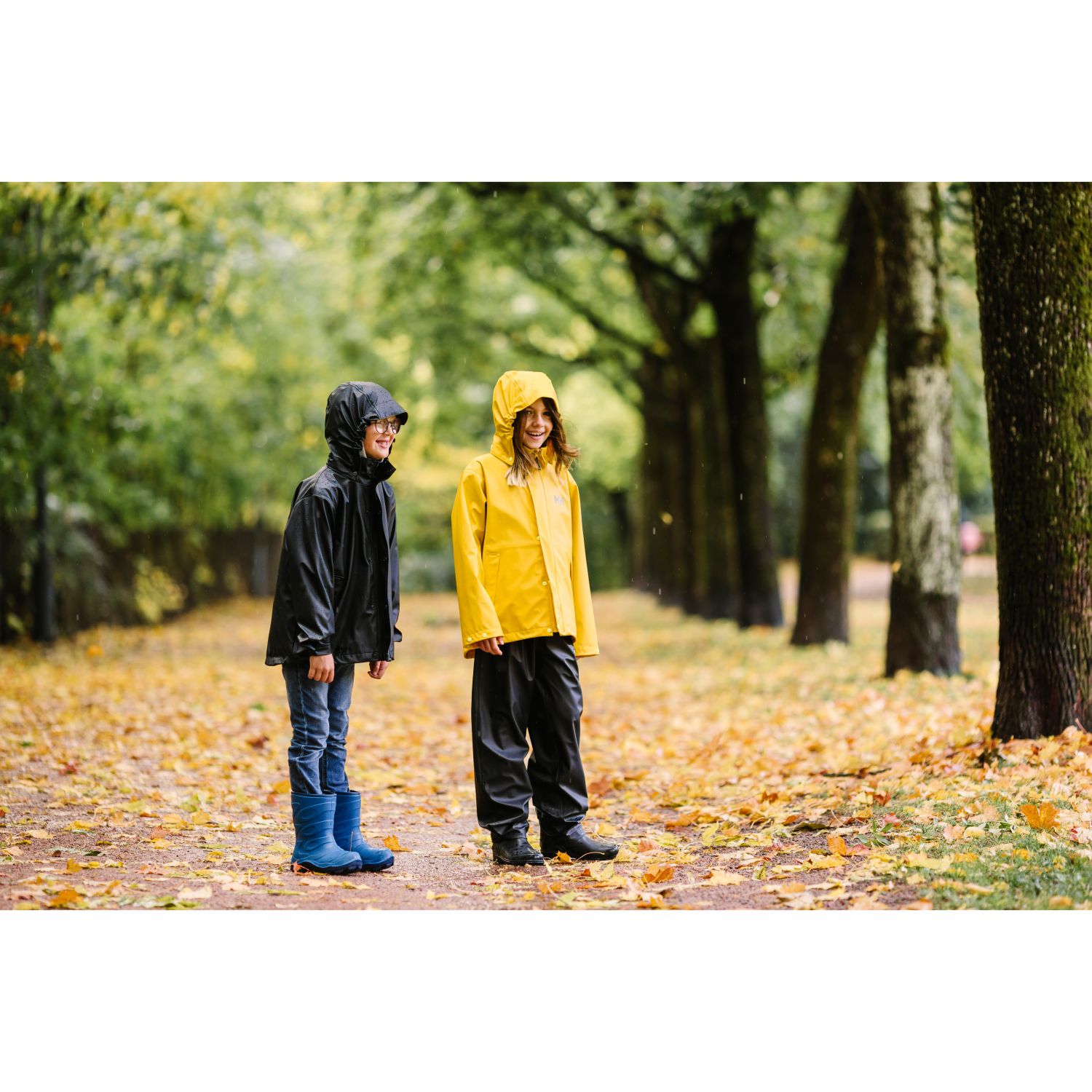 Helly Hansen Moss bunda do dažďa, junior, čierna