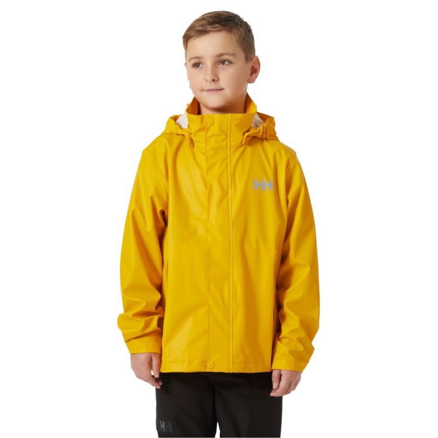 Helly Hansen Moss, bunda do dažďa, junior, žltá