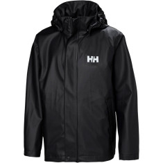 Helly Hansen Moss, giacca antipioggia, junior, nero