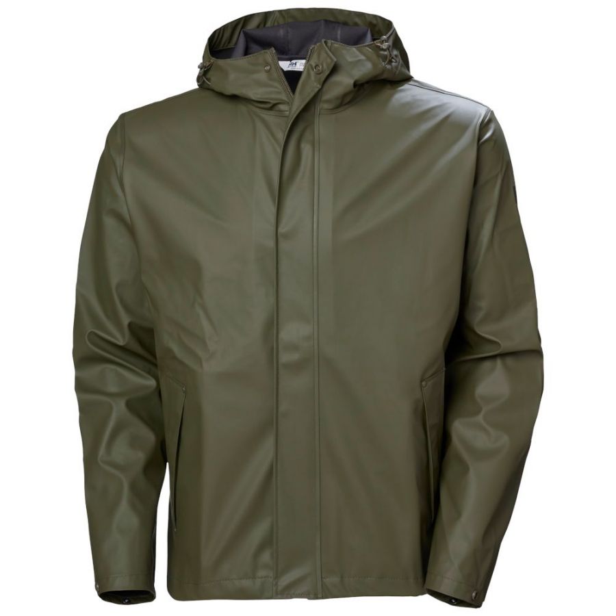 Helly Hansen Moss, jachetă de ploaie, bărbați, verde închis