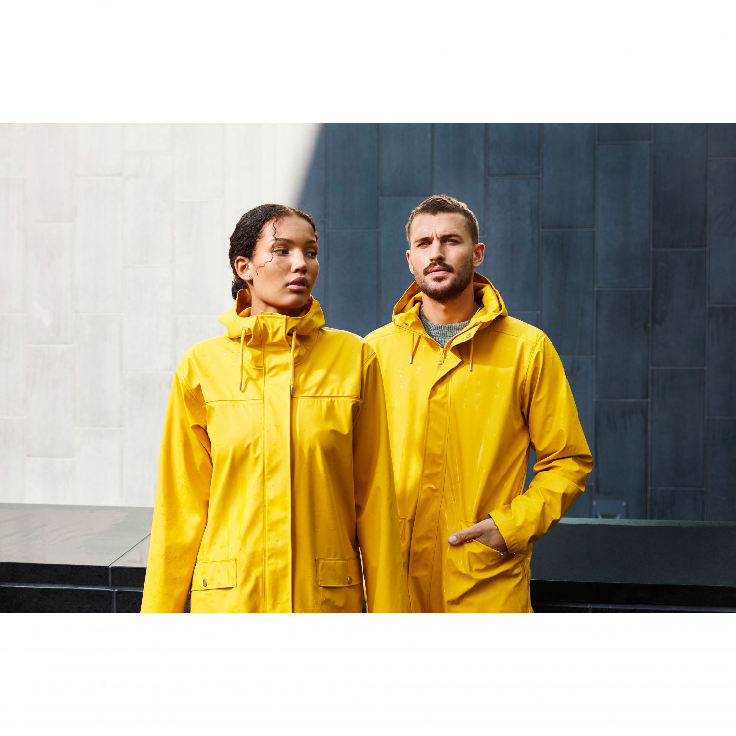 Helly Hansen Moss rain coat, men, essential yellow