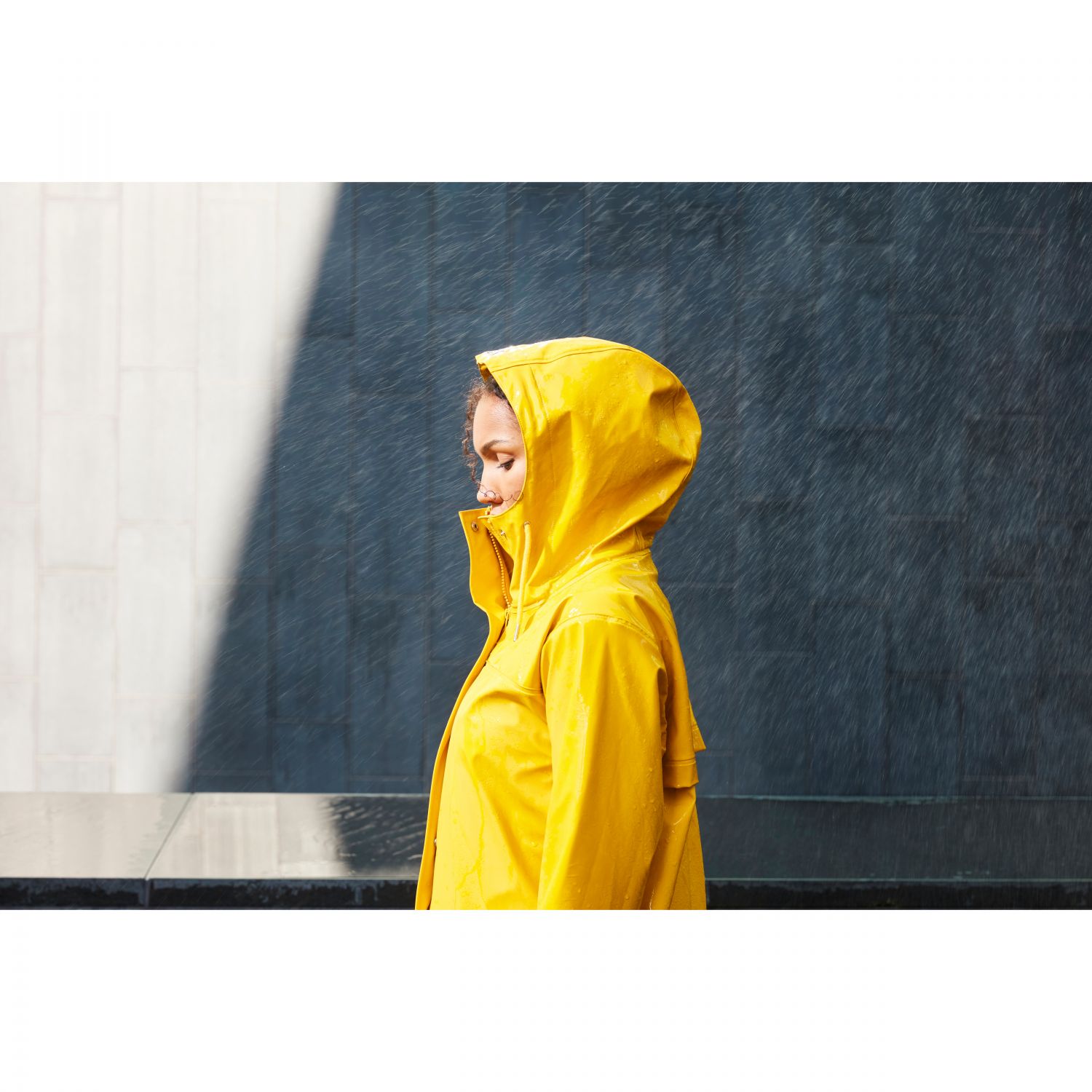 Helly Hansen Moss rain coat, women, essential yellow