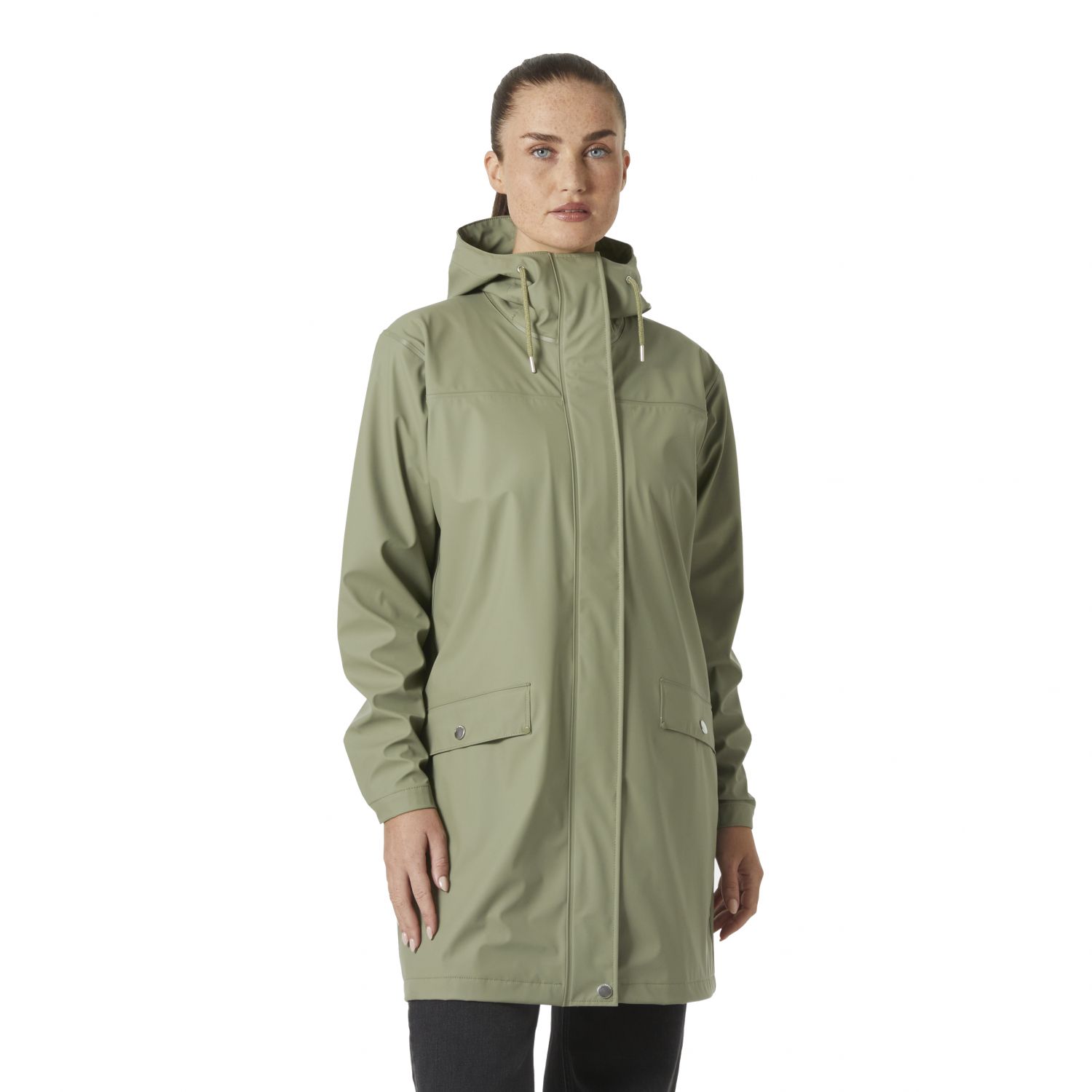 Helly Hansen Moss regnfrakke, dame, lysegrøn