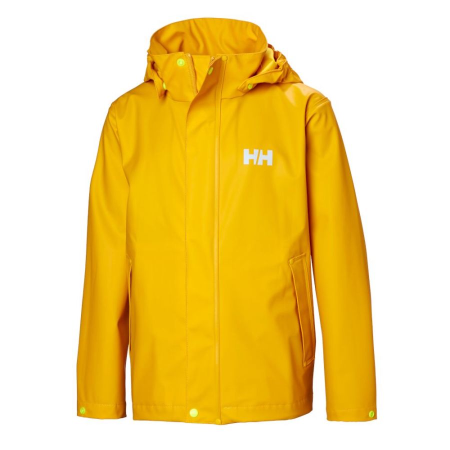 Helly Hansen Moss, Regnjacka, Junior, Gul